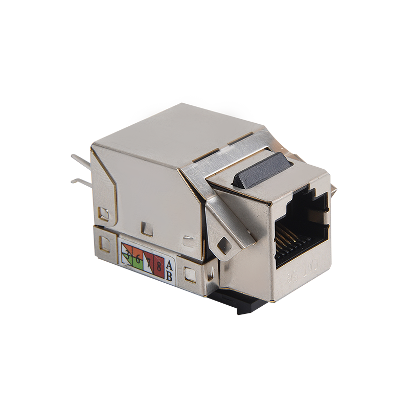 SMT-1013H8C6-FTP 차폐 90도 CAT6 키스톤 잭 110 IDC
